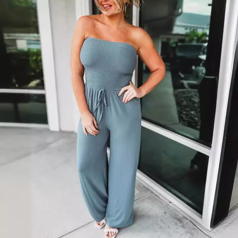 Enchanté Strapless Jumpsuit