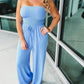 Enchanté Strapless Jumpsuit