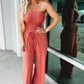 Enchanté Strapless Jumpsuit