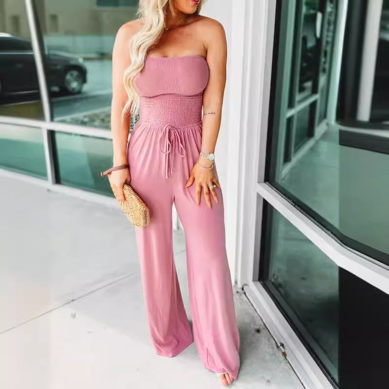 Enchanté Strapless Jumpsuit